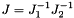 $J = J_1^{-1}J_2^{-1}$